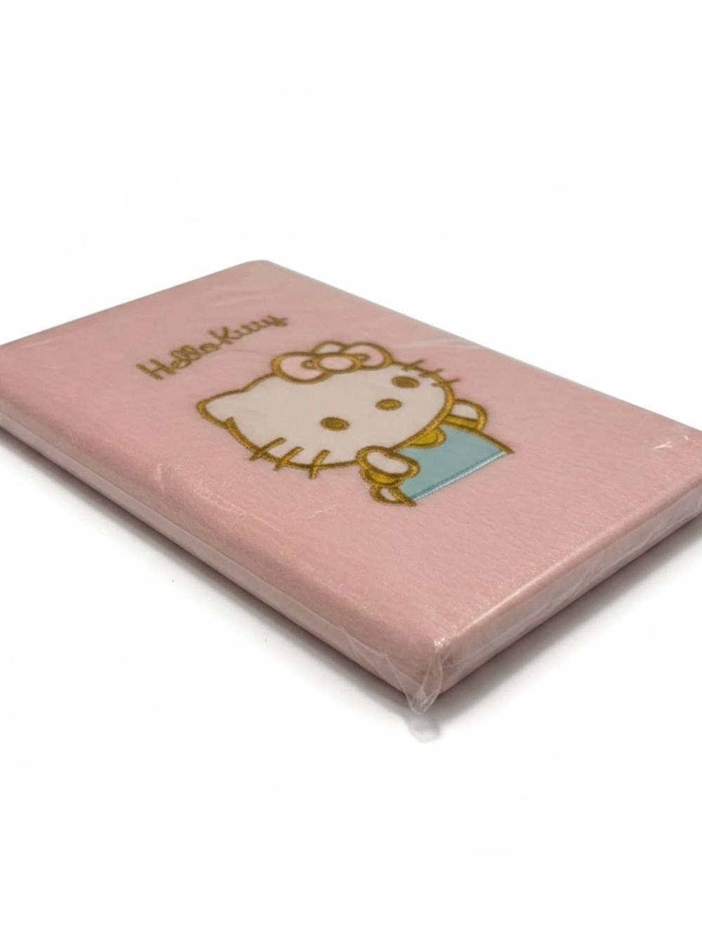 New Hello Kitty Theme Pink Plush Journal Notebook Embroidered Cover Kawaii Gift - Picture 4 of 4